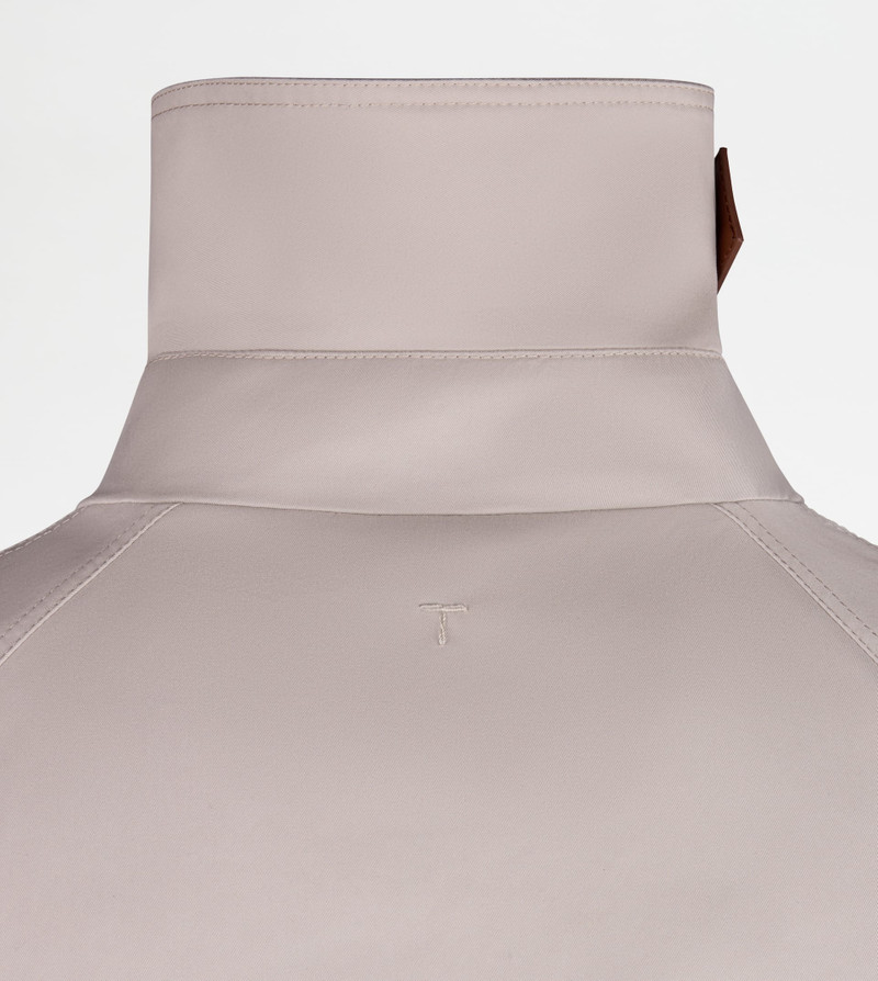 SHORT TRENCH COAT - OFF WHITE 3