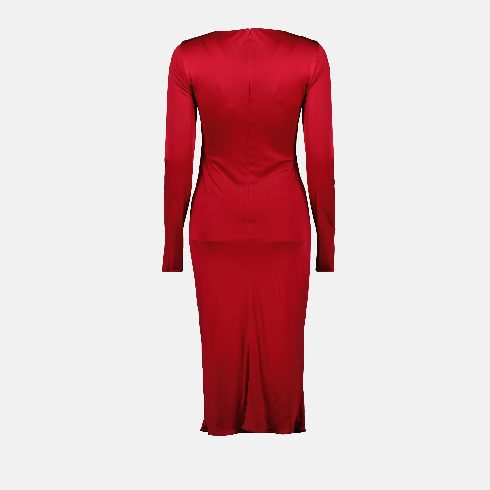 Robe de cocktail rouge - 4