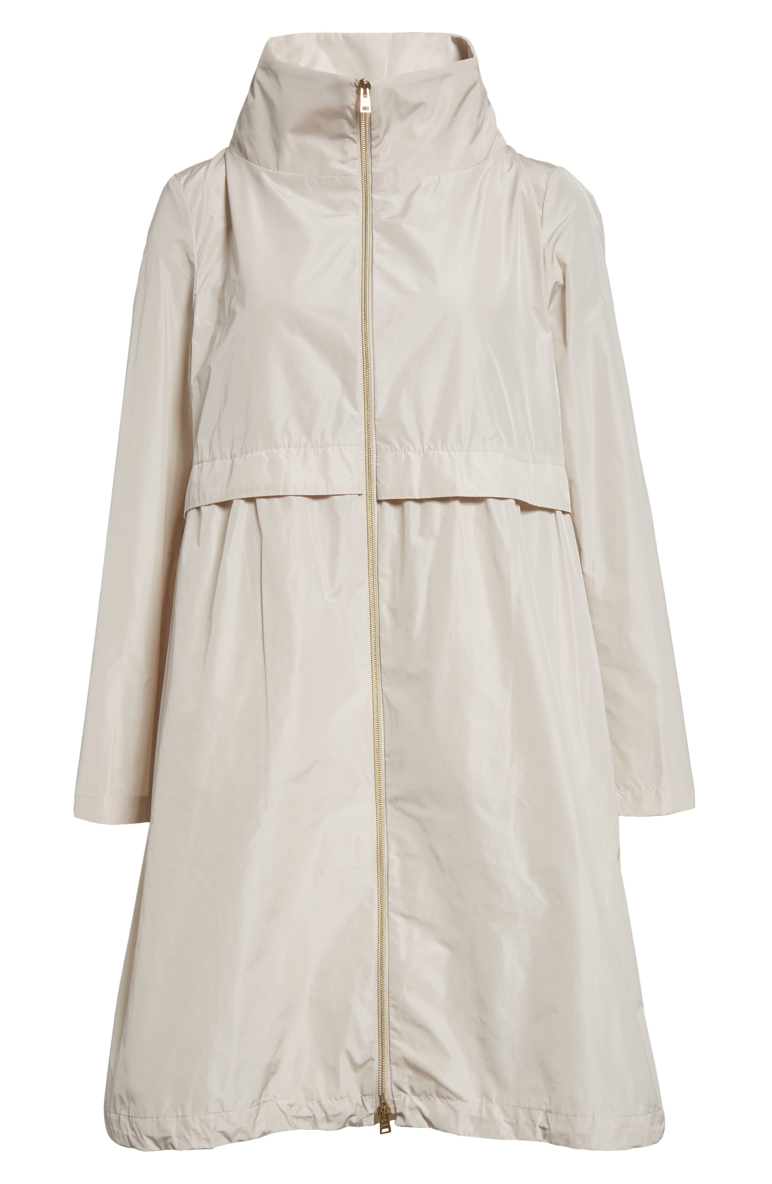 Herno Techno Taffeta A-Line Parka in Champagne at Nordstrom - 6