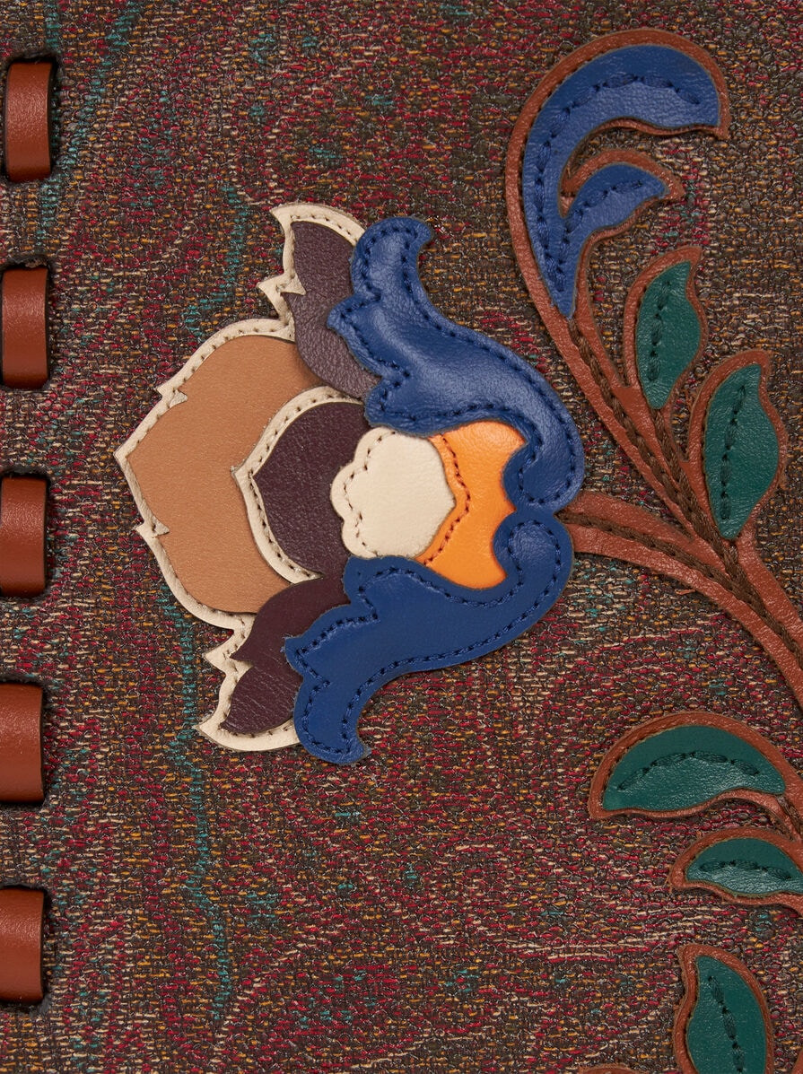 VULCANO BAG WITH FLOWERS - 6