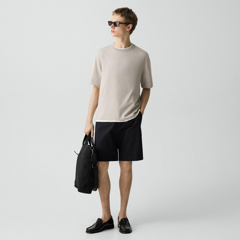 Theory Relaxed Sweater Tee in Regal Wool outlook