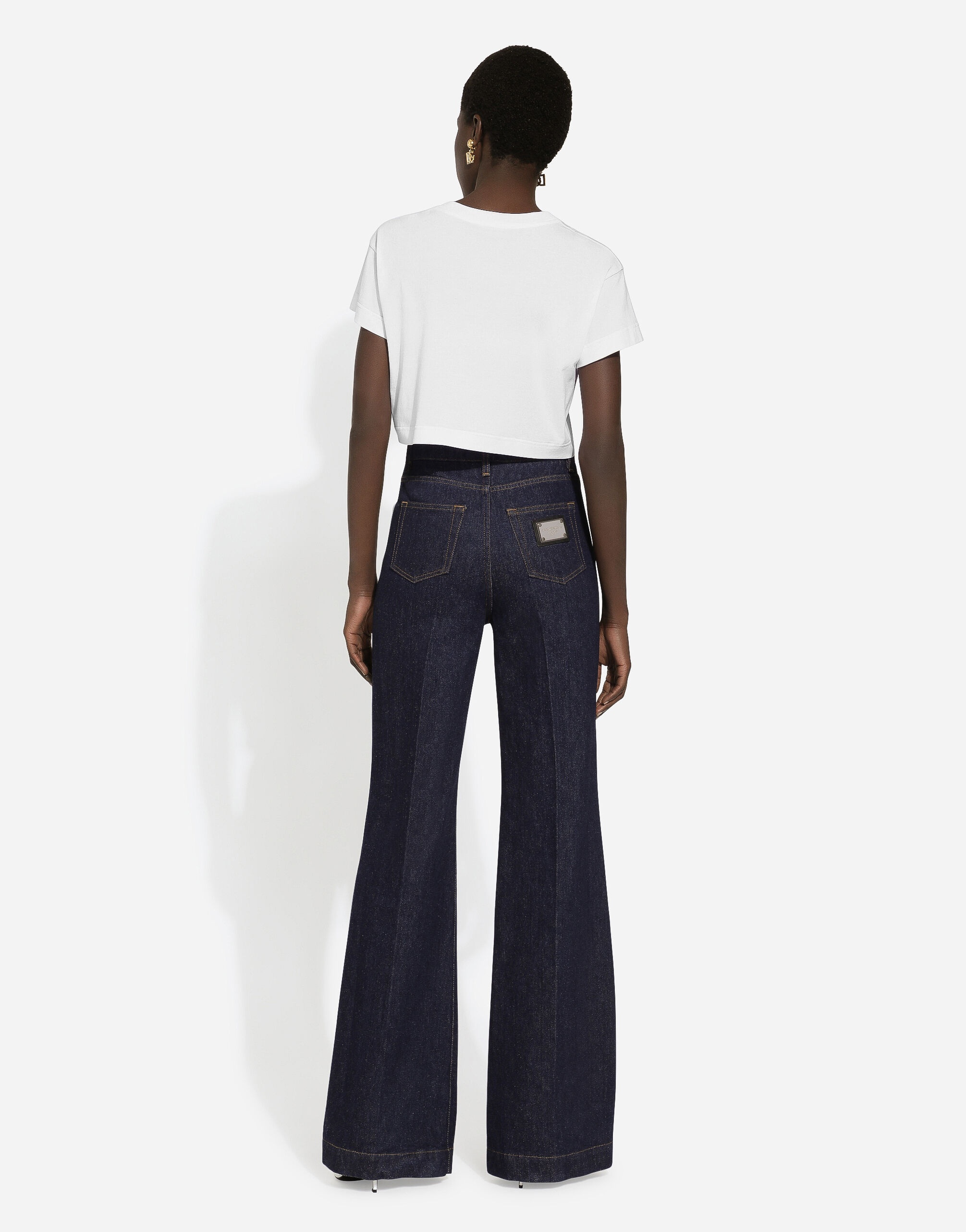 Flared denim jeans - 3