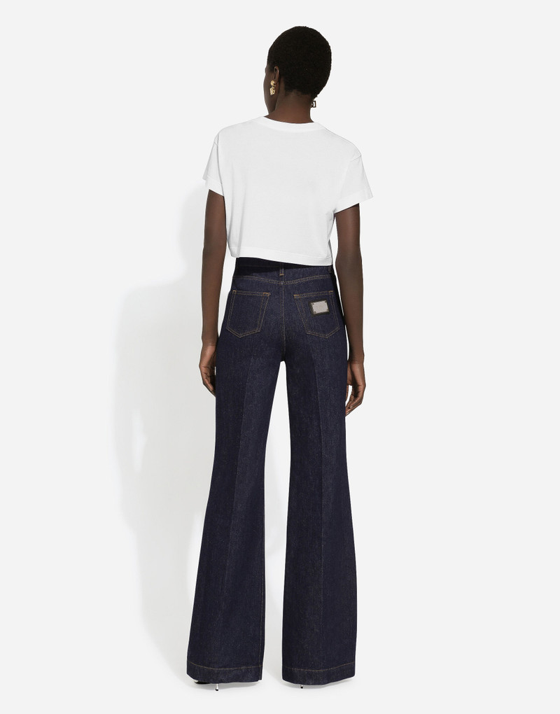 Flared denim jeans 3