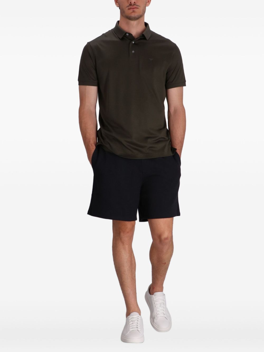 eagle-logo polo shirt - 2