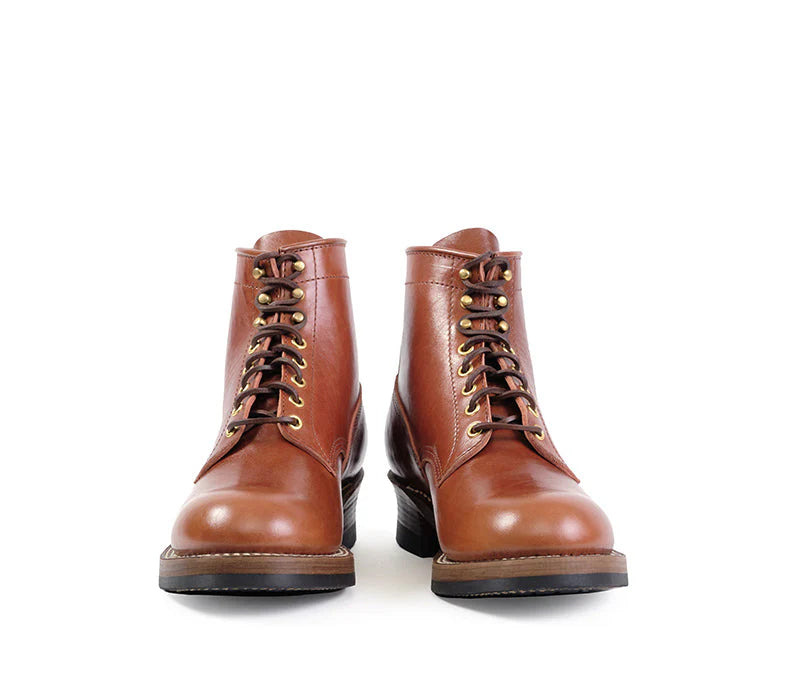 LK-032 Steel Gang Boot Shinki Hikaku Horsebutt Camel - 2