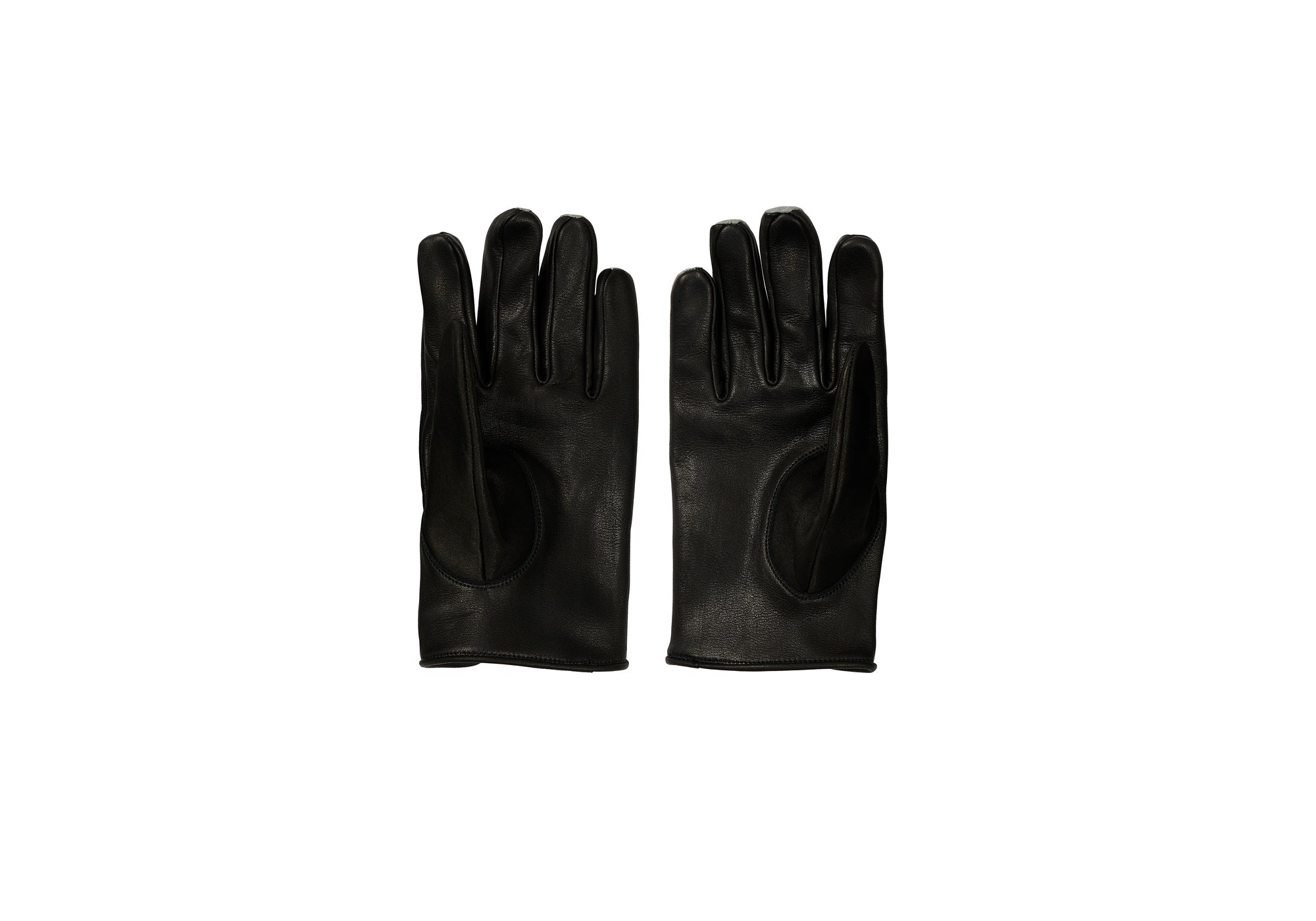 PALACE AVIREX LEATHER GLOVES BLACK - 2