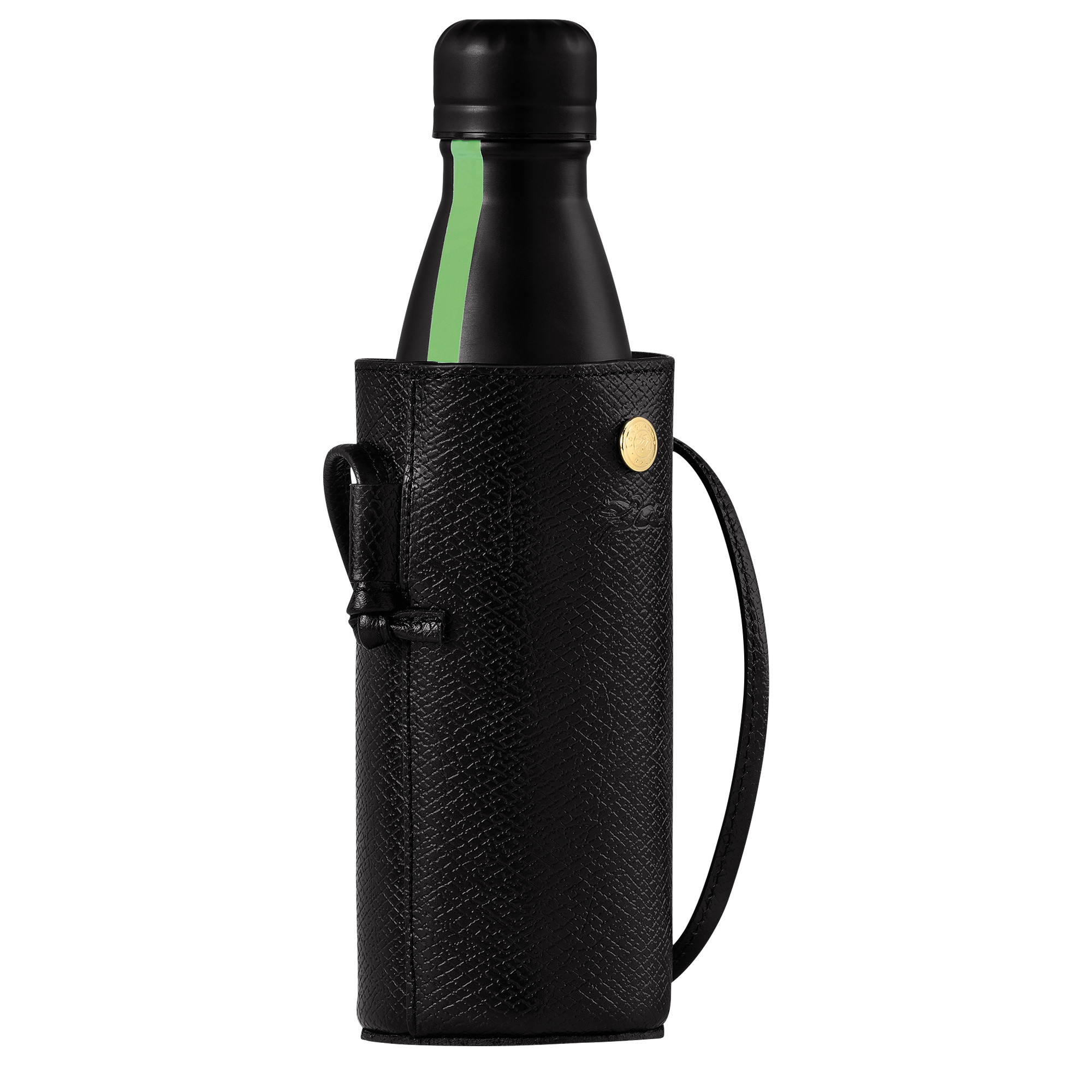 Épure Bottle holder Black - Leather - 3