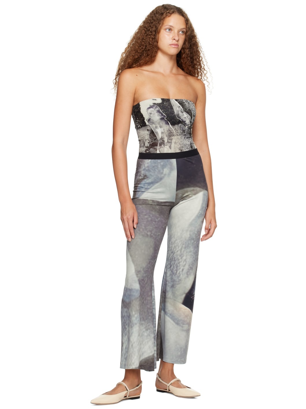 Gray Garden Angel Bodysuit - 5