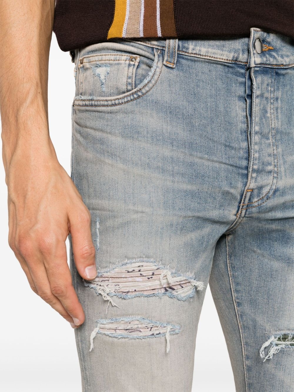 Trasher ripped skinny jeans - 5