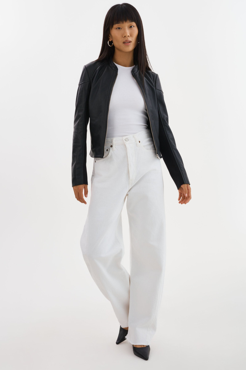 HIRA | Fitted Leather Jacket 7