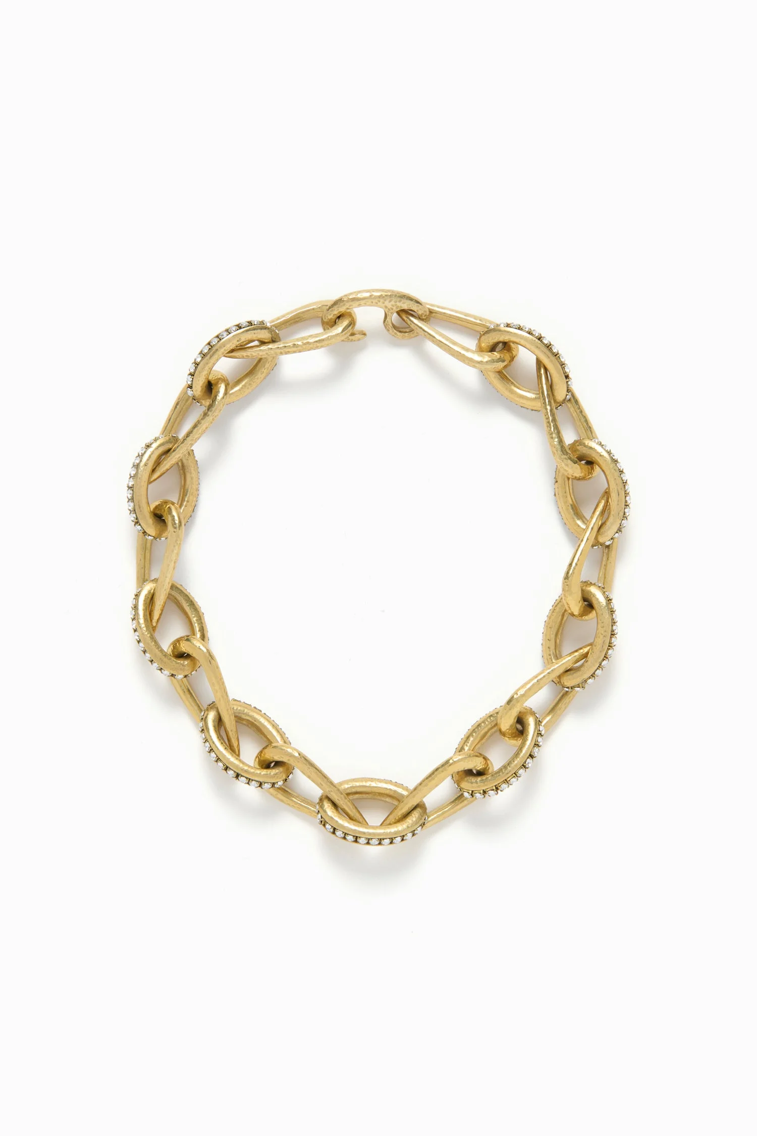 Chunky Teardrop Chain w/Pave - 1