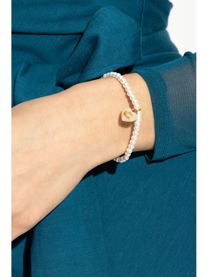 COACH heart-charm bracelet outlook