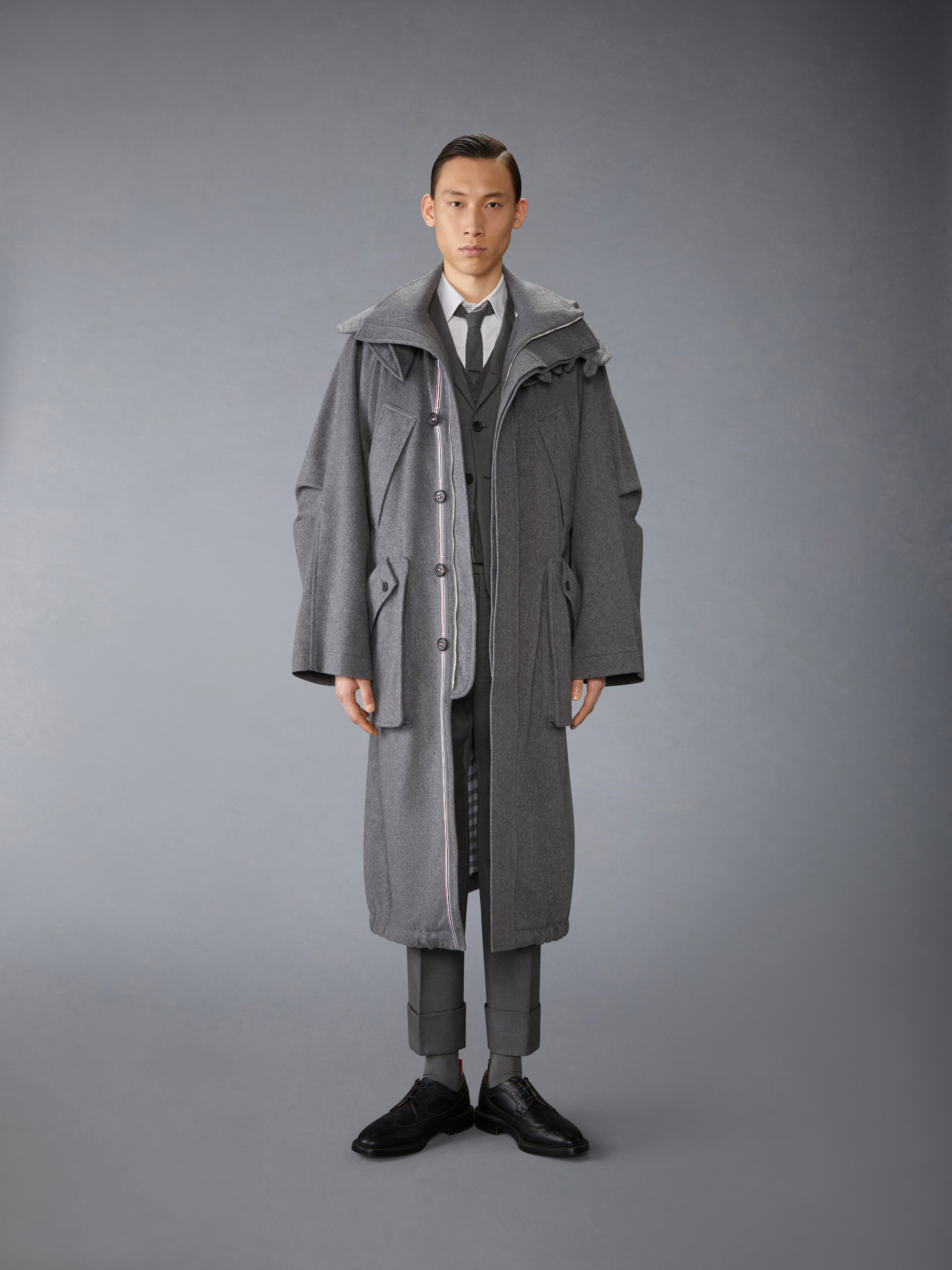 CASHMERE WATERPROOF HOODED PARKA - 6