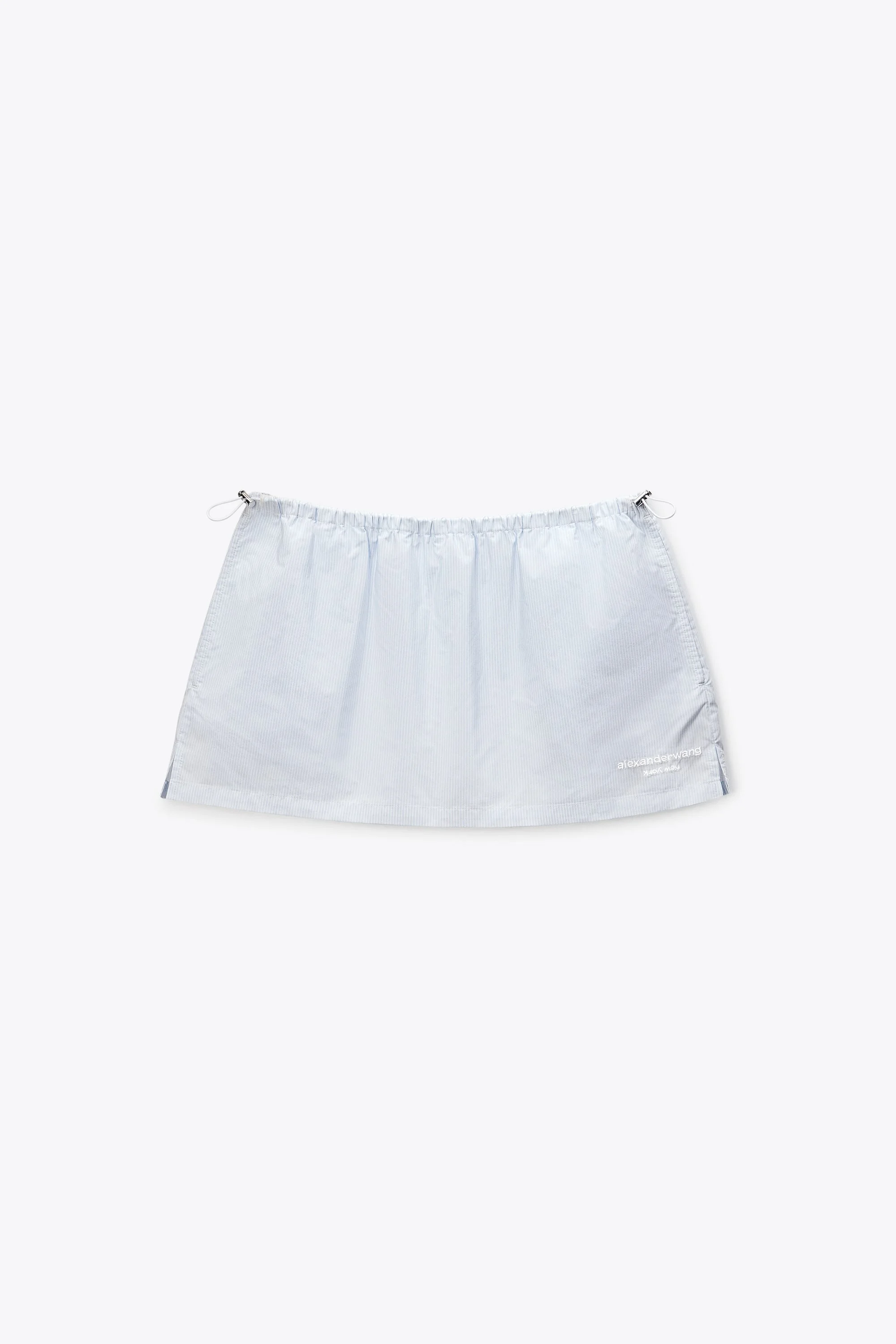 Mid-Rise Mini Skort with Bungee Drawcord - 1
