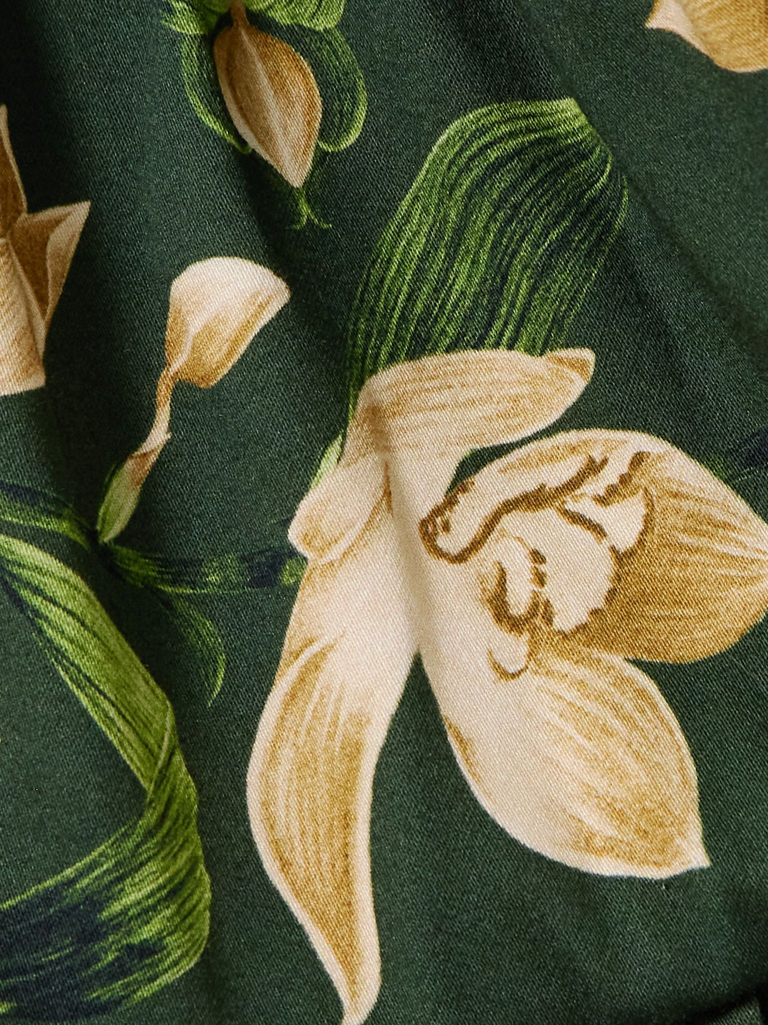 Granadilla tiered floral-print cotton-blend mini dress Dark green - 4