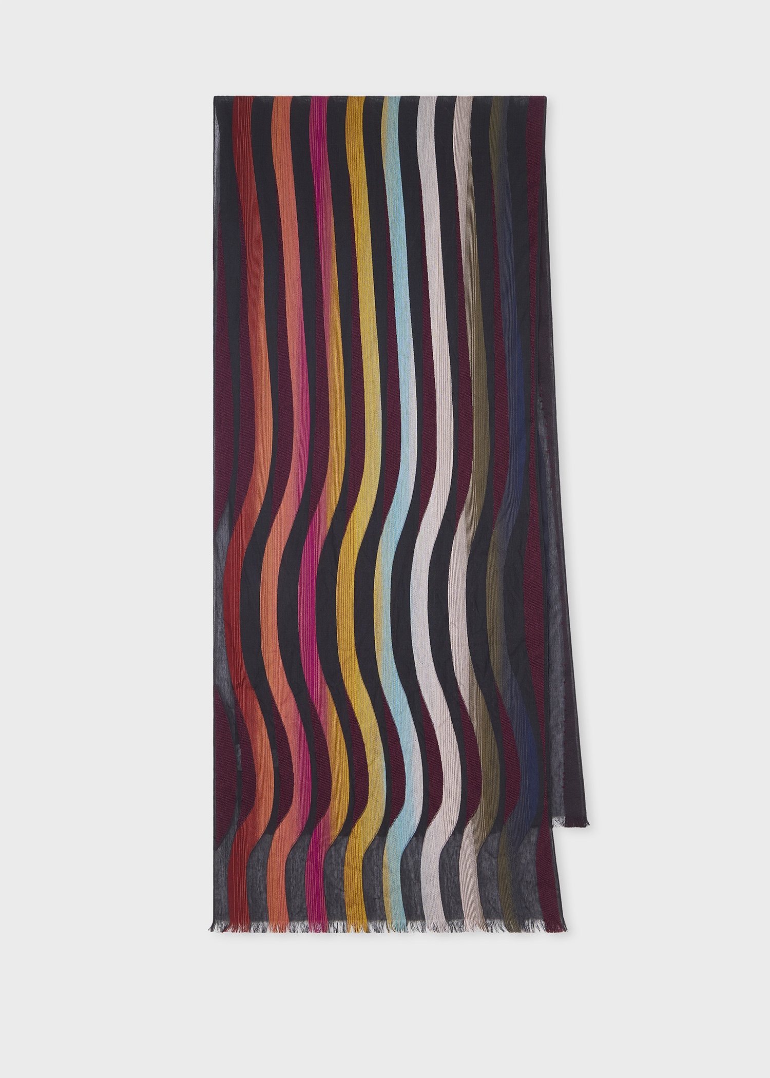 Women's Silk-Blend 'Swirl' Fil Coupé Scarf - 1