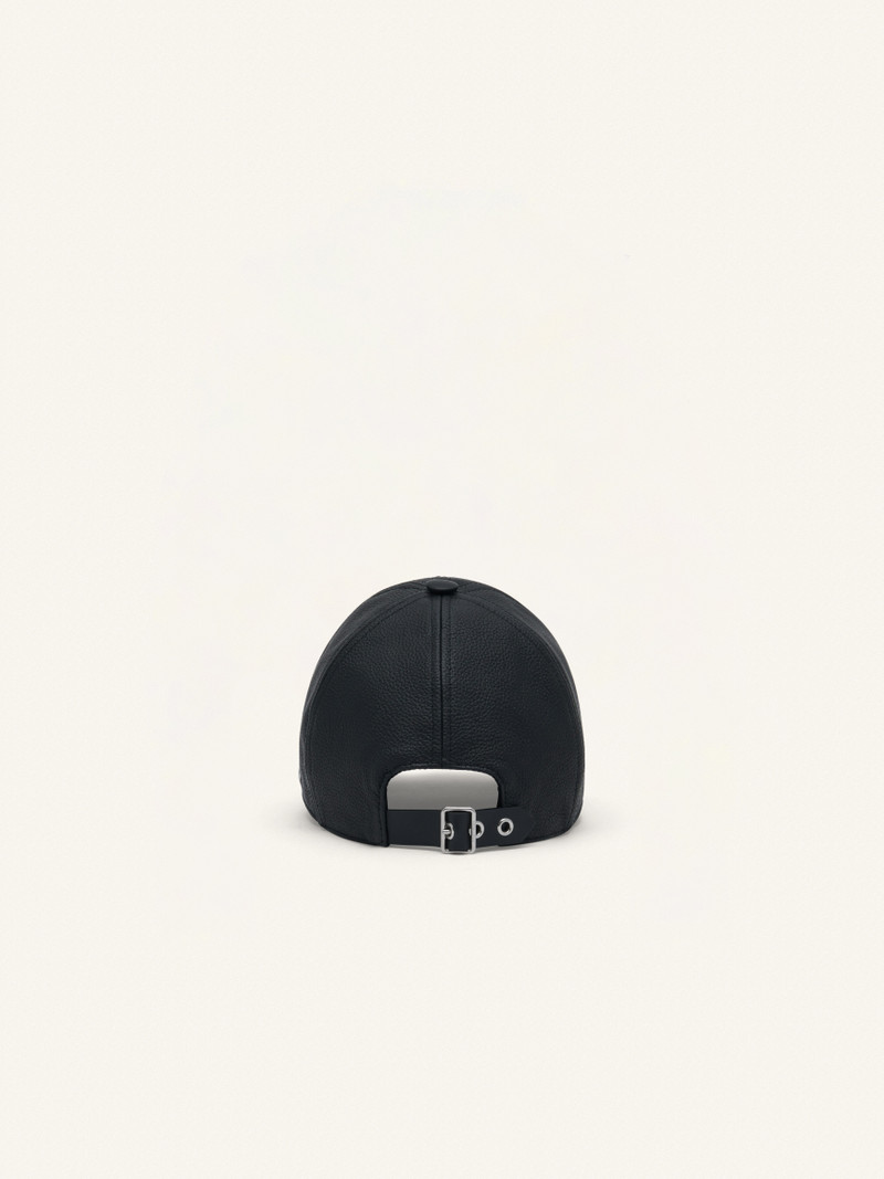 GOGO GRAINED LEATHER CAP 3
