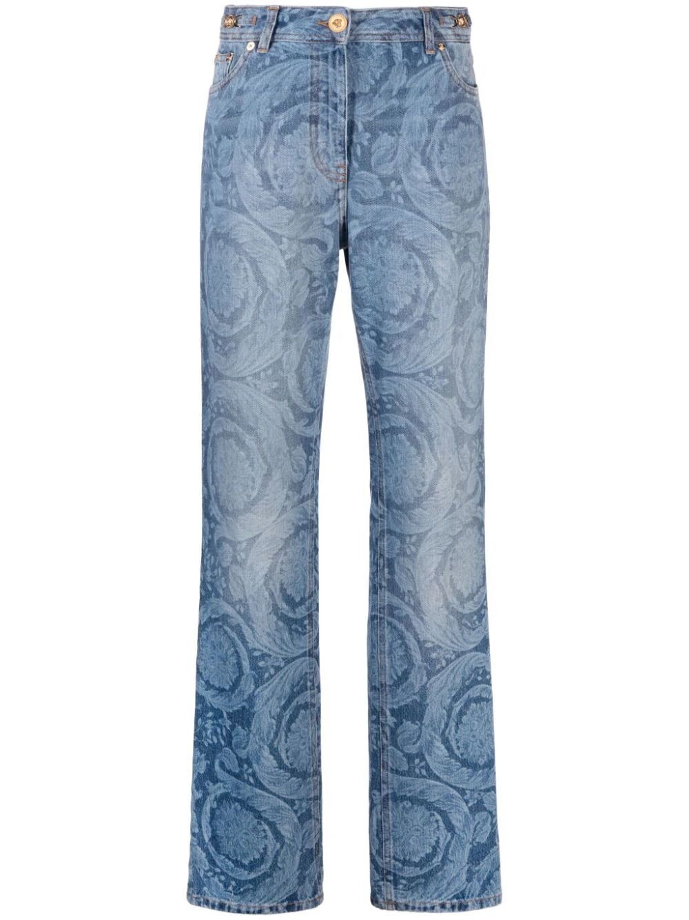 PANT DENIM LASER STONE WASH BAROQUE SERIES DENIM FABRIC WITH SPECIAL TREATMENT - 4