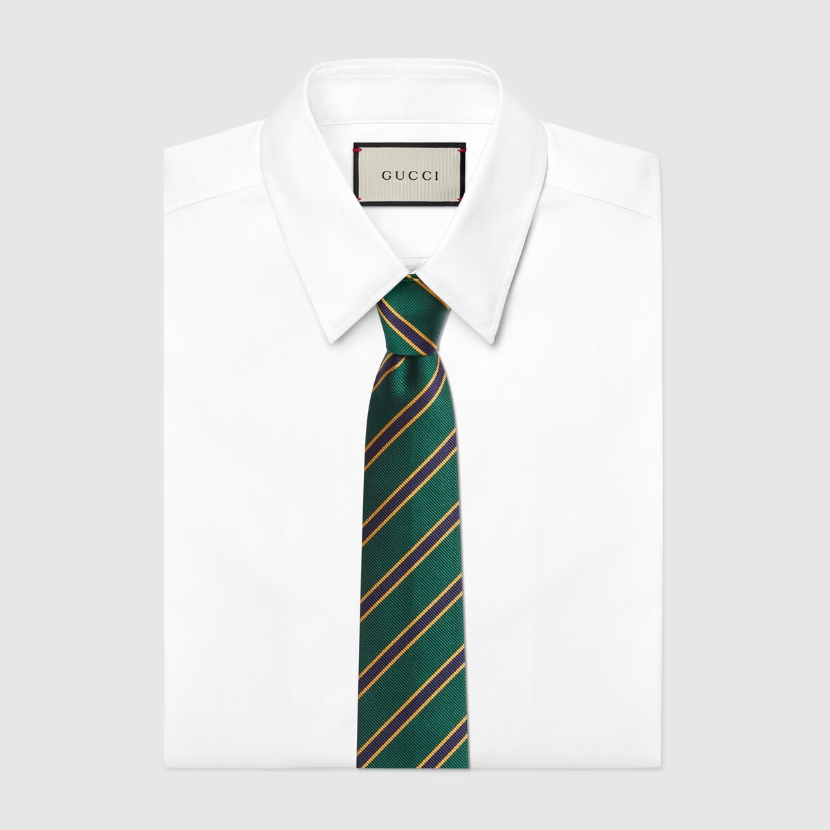 Striped silk tie - 2