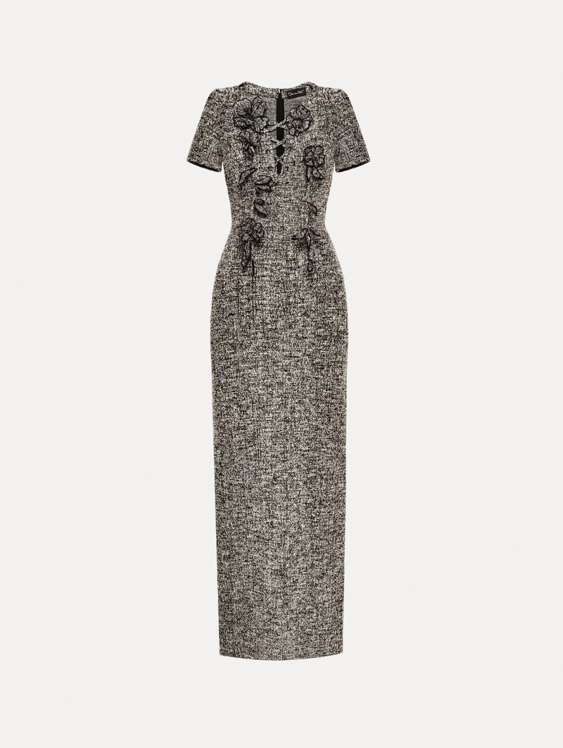 BOUCLÉ JERSEY TWEED DRESS 1