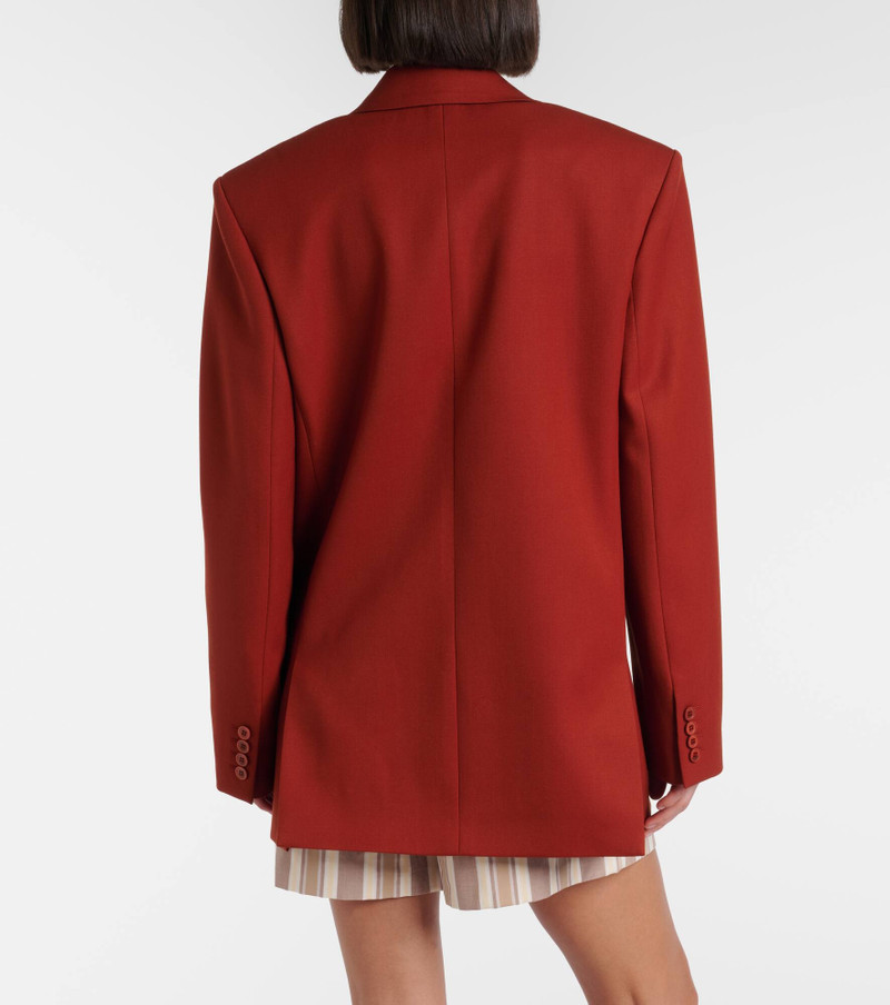 Wool gabardine blazer 6