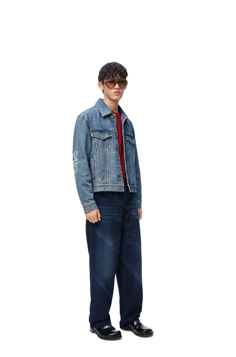 Loewe Anagram jacket in denim outlook