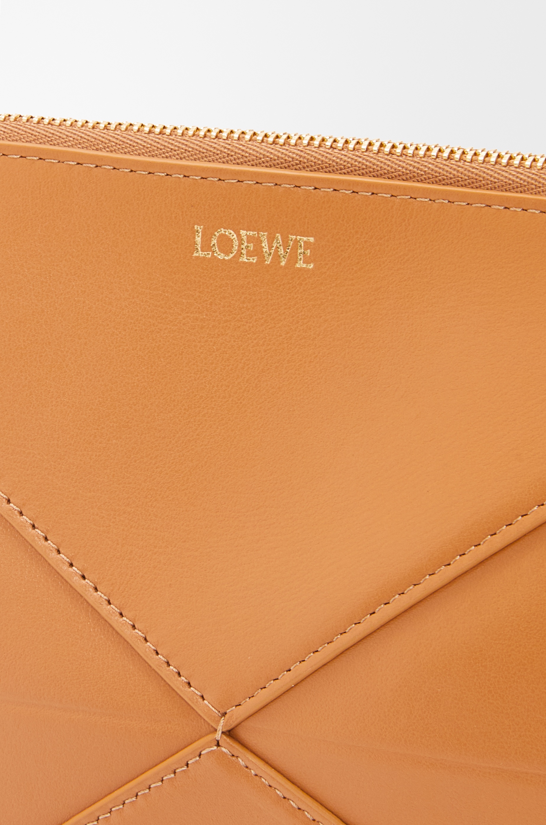 Puzzle Fold pouch in shiny nappa calfskin - 9