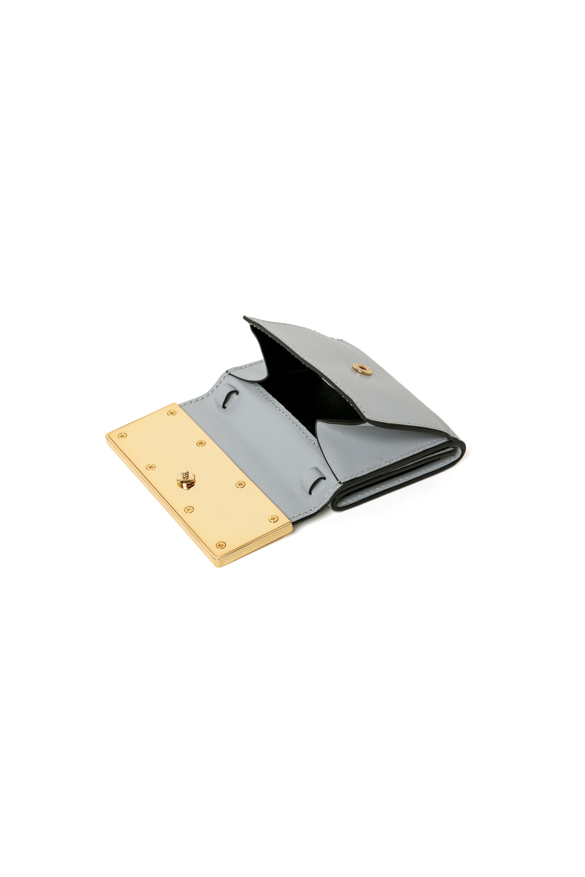 Half Metal Trifold Wallet - 3