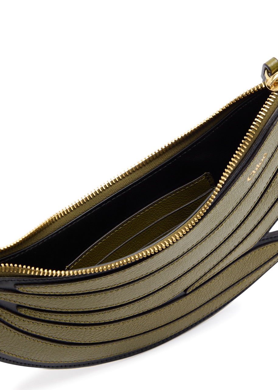 Chloe Banana Leather Pouch - 4