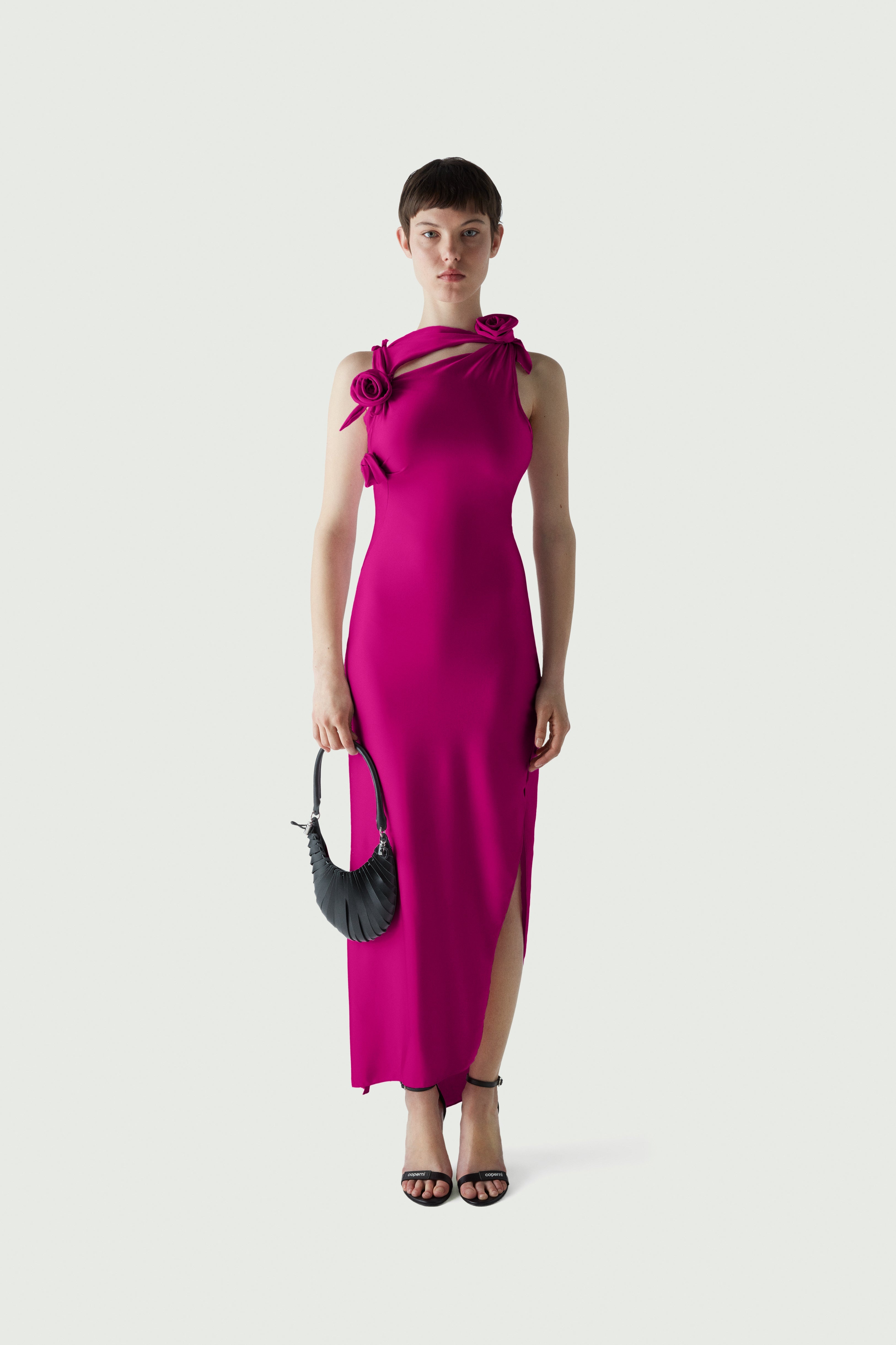 【関税込み】Coperni レッド Asymmetric Flower マキシドレス COPERNI Asymmetric Flower Gown | coperni | REVERSIBLE