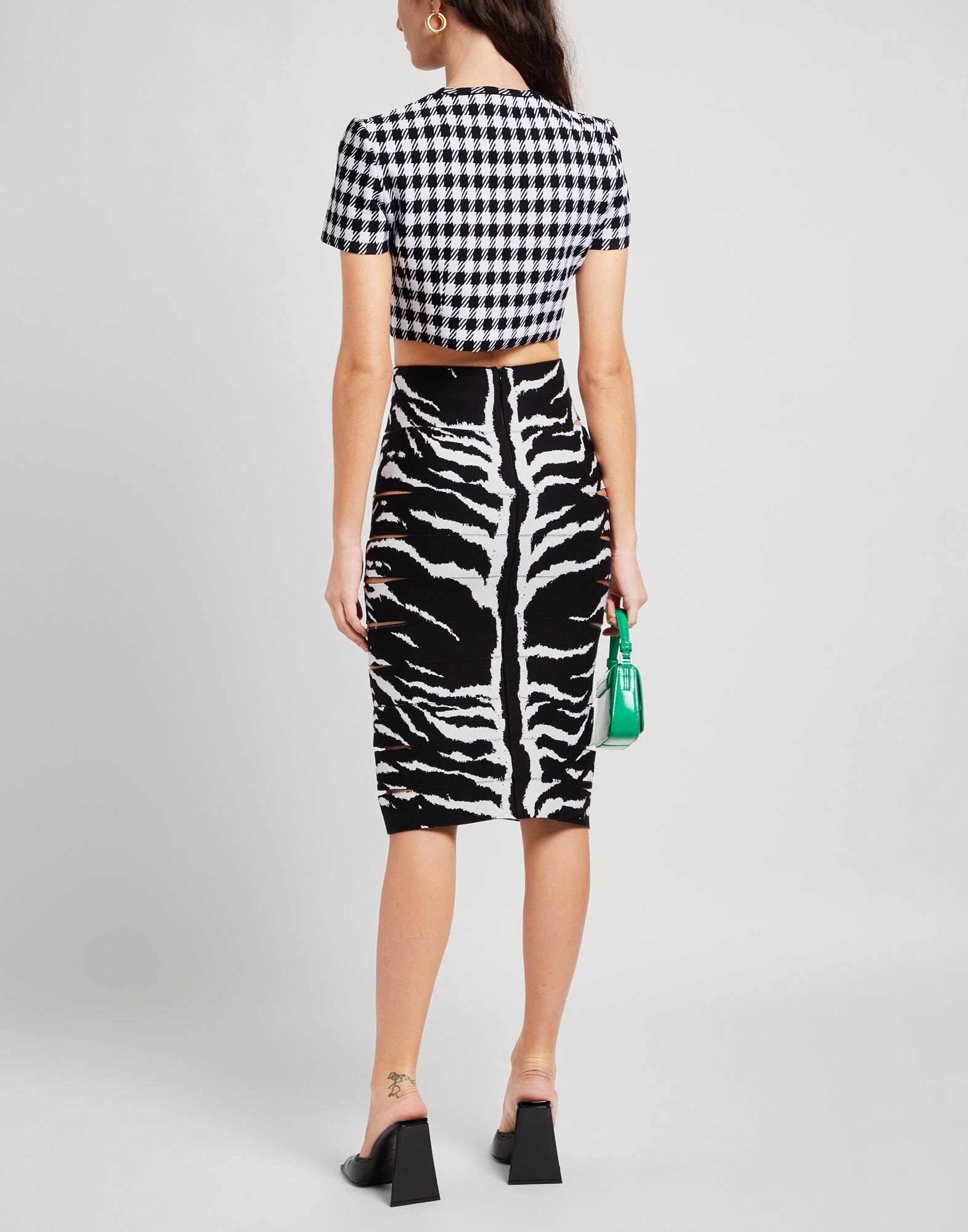 Black Women's Midi Skirt - 3