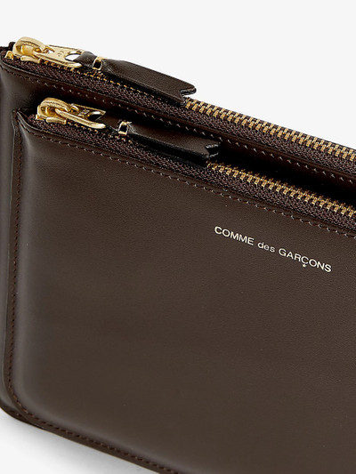 Comme Des Garçons Double Pocket leather pouch outlook