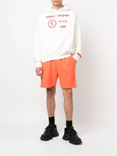 Heron Preston logo-patch cotton shorts outlook