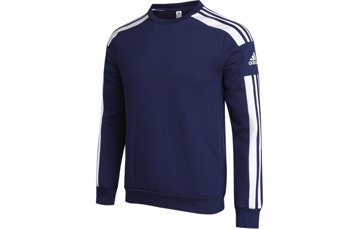 adidas Round Neck Pullover Long Sleeves Blue GT6639 - 3