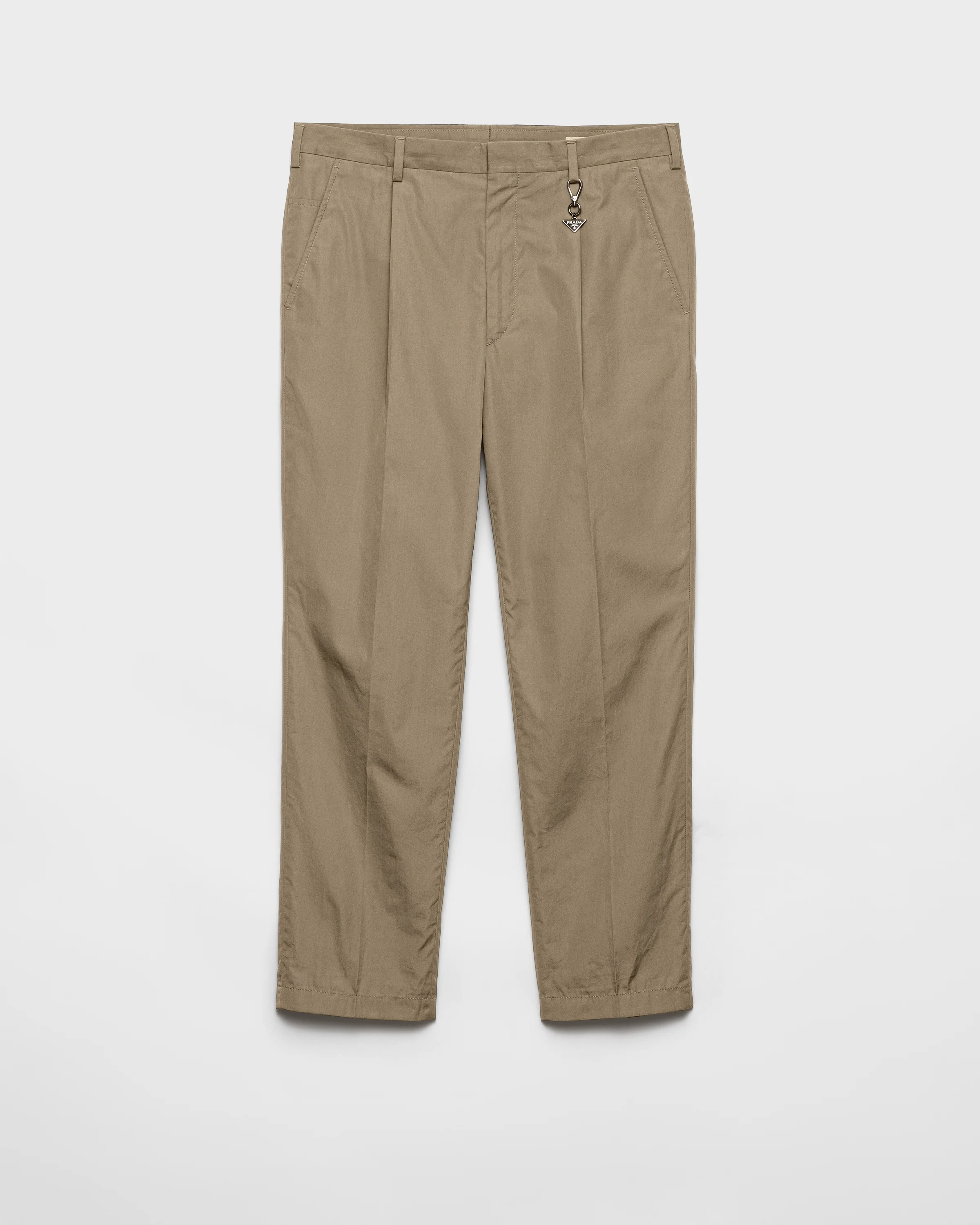 Cotton pants with key ring - 1