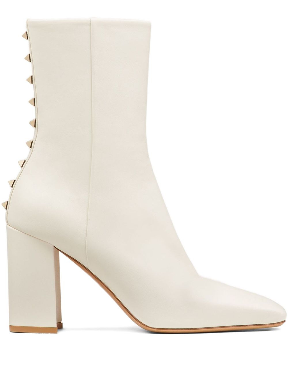 90mm studded-detail block-heel boots - 1