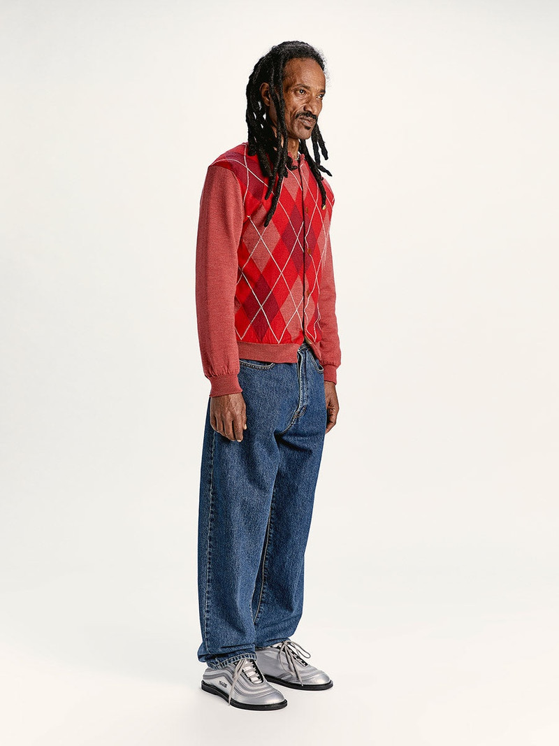 Burraco Cardiganino Red Mix 5