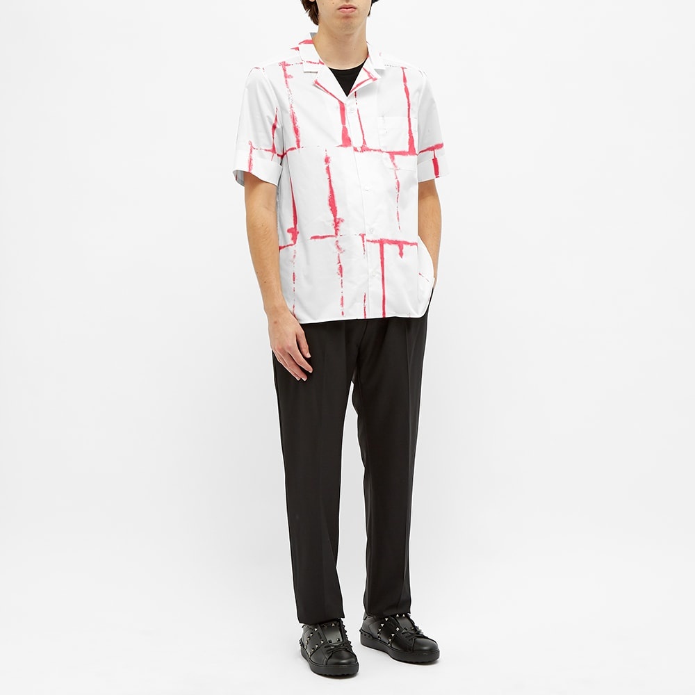 Valentino Tie Dye Grid Vacation Shirt - 5