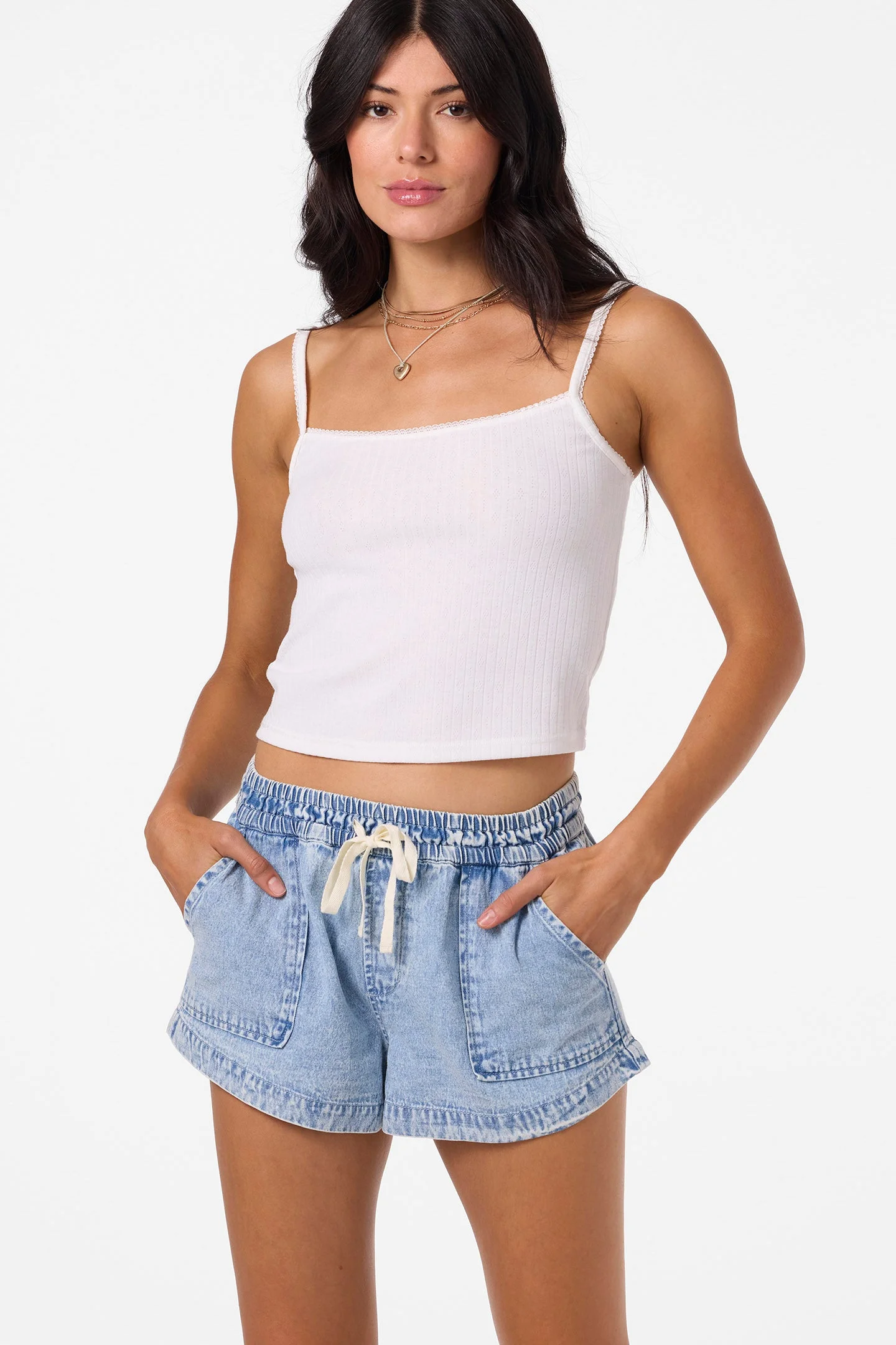 Sevie Denim Shorts - 1