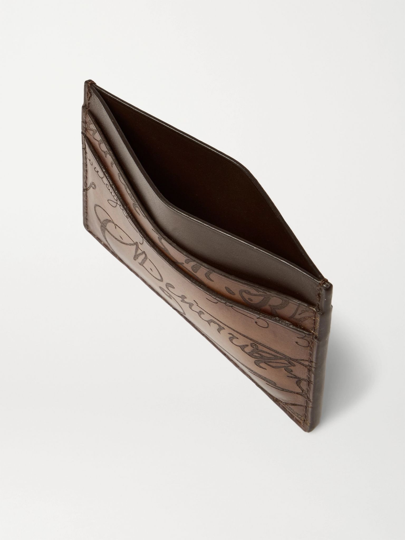 Bambou Leather Cardholder Tan - 4