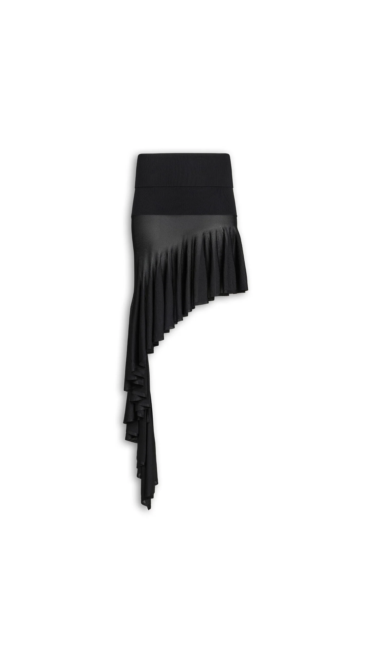 POINTED KNIT SKIRT - 1