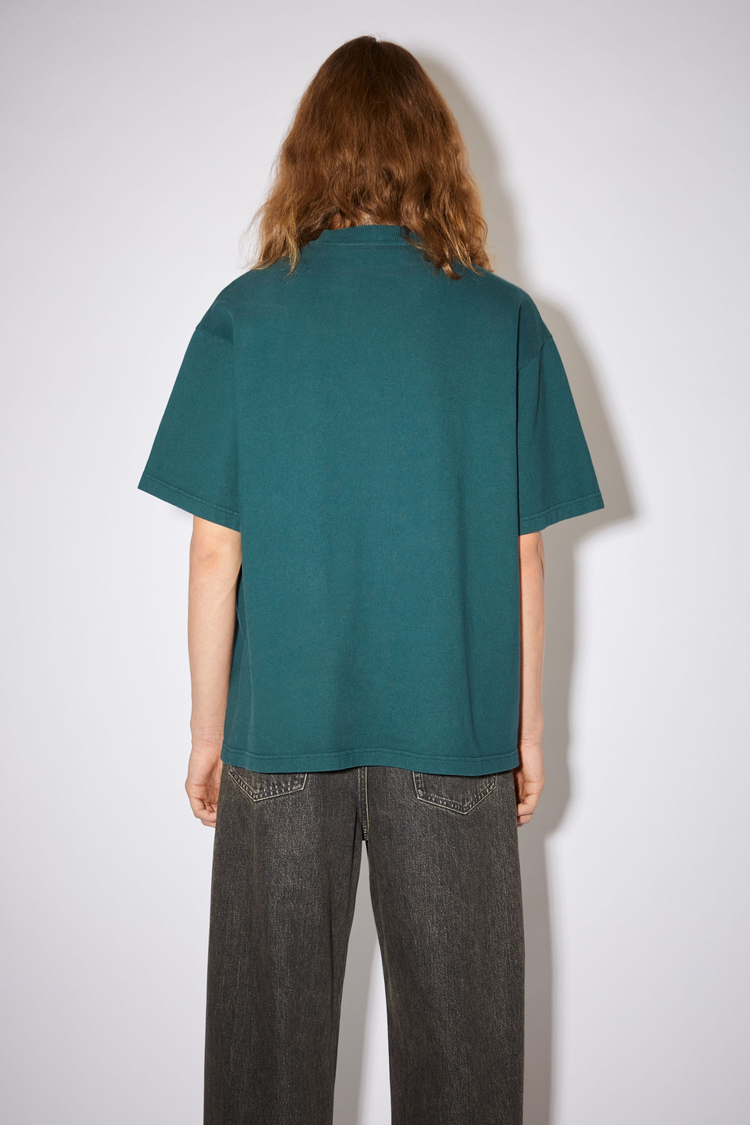 Cotton logo t-shirt - Deep Green - 3