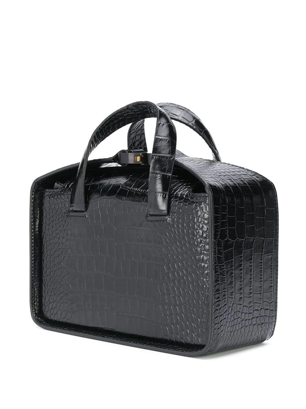 The Brie crocodile-effect tote bag - 3