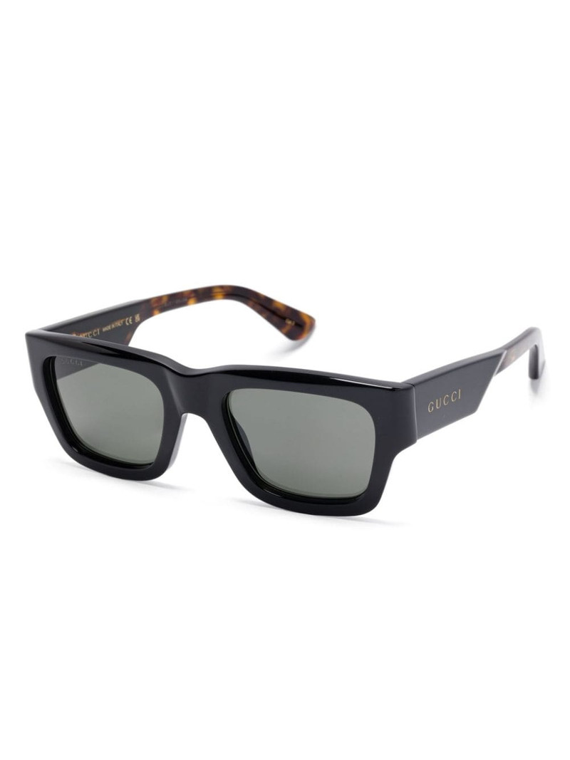 GUCCI rectangular-frame sunglasses outlook