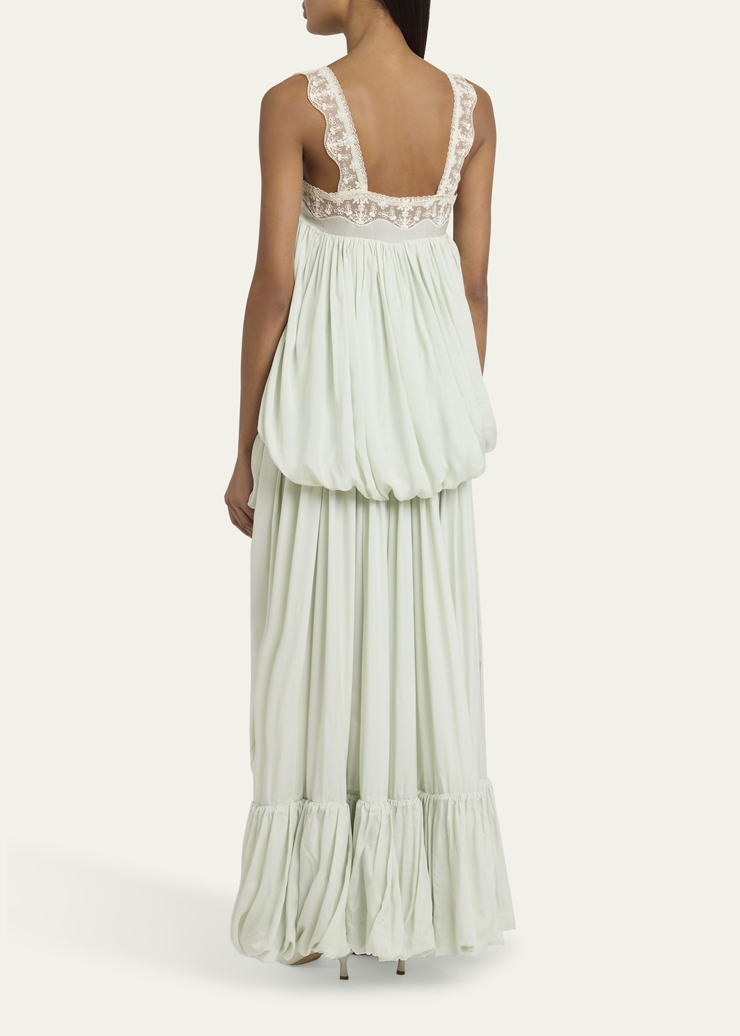 High-Low Ruffled Dress - 3