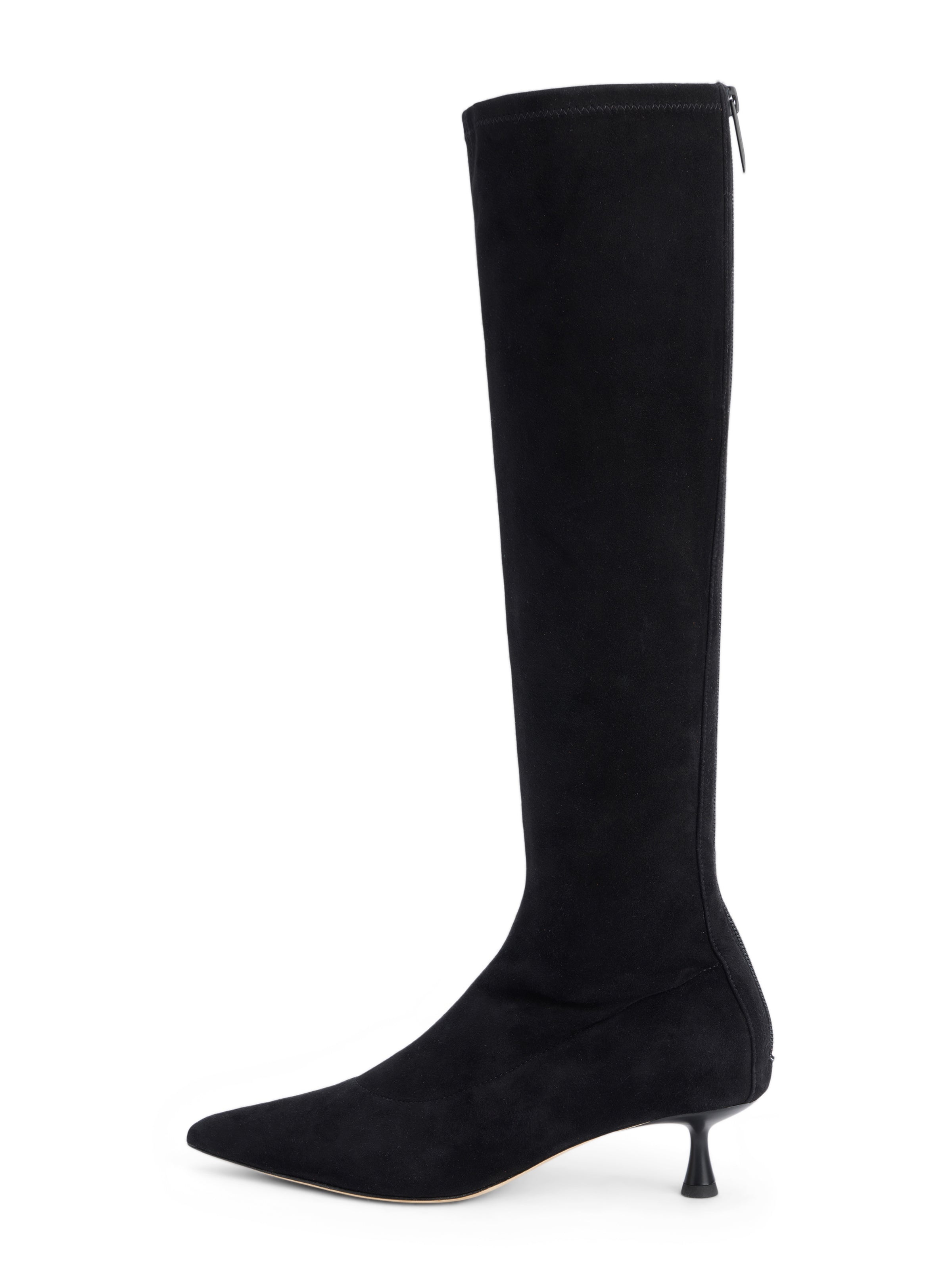 Emilie Suede Kitten Heel Boot - 3