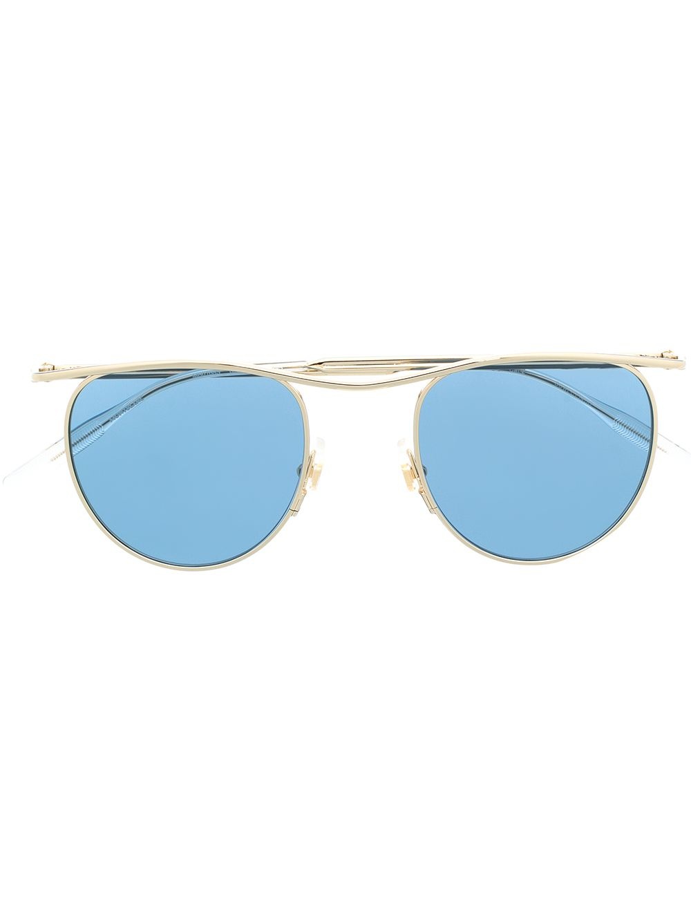 round-frame tinted lens sunglasses - 1