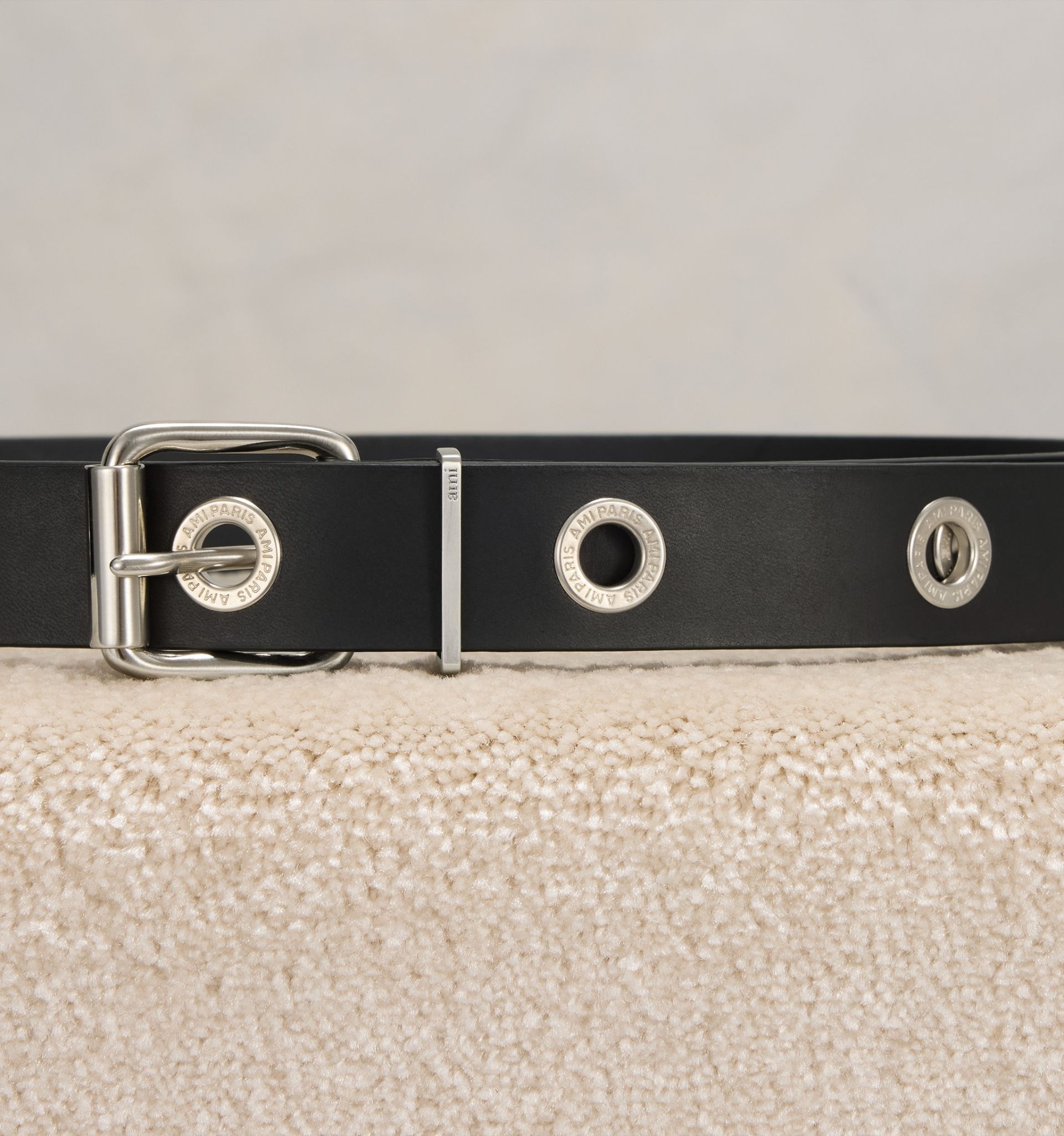 Ami Paris Engraved Eyelets Belt 30 Mm - 4