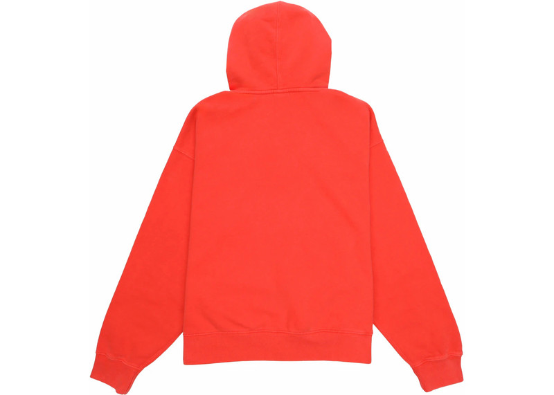 Stüssy Stussy x Nike Pigment Dyed Fleece Zip Hoodie Habanero Red outlook