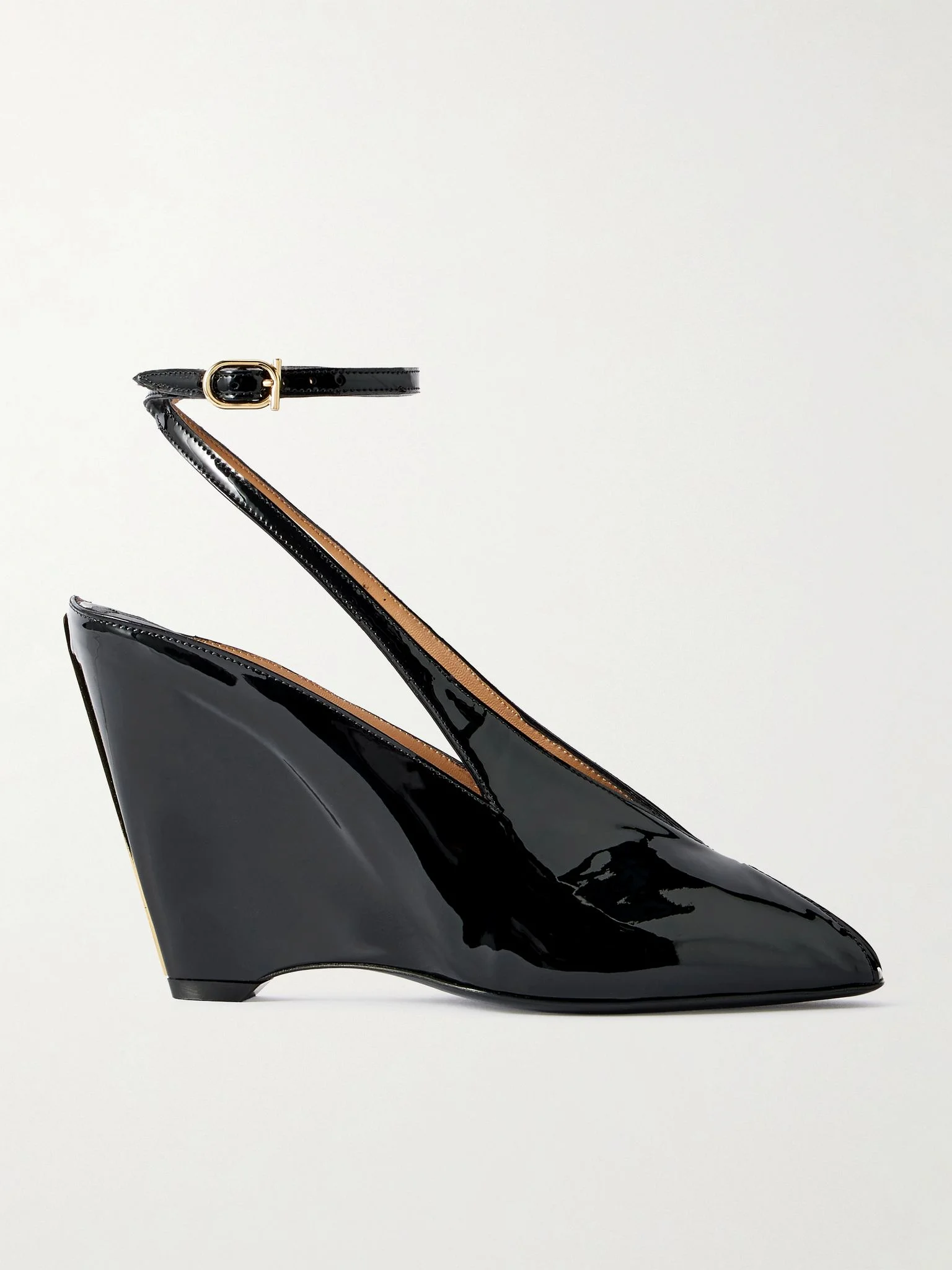 Arcadia patent-leather pumps Black - 1